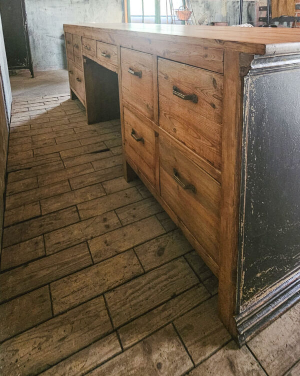 Mostrador de madera negro - Imagen 7