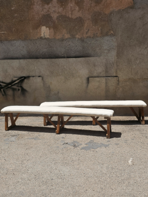 Banquetas rústicas